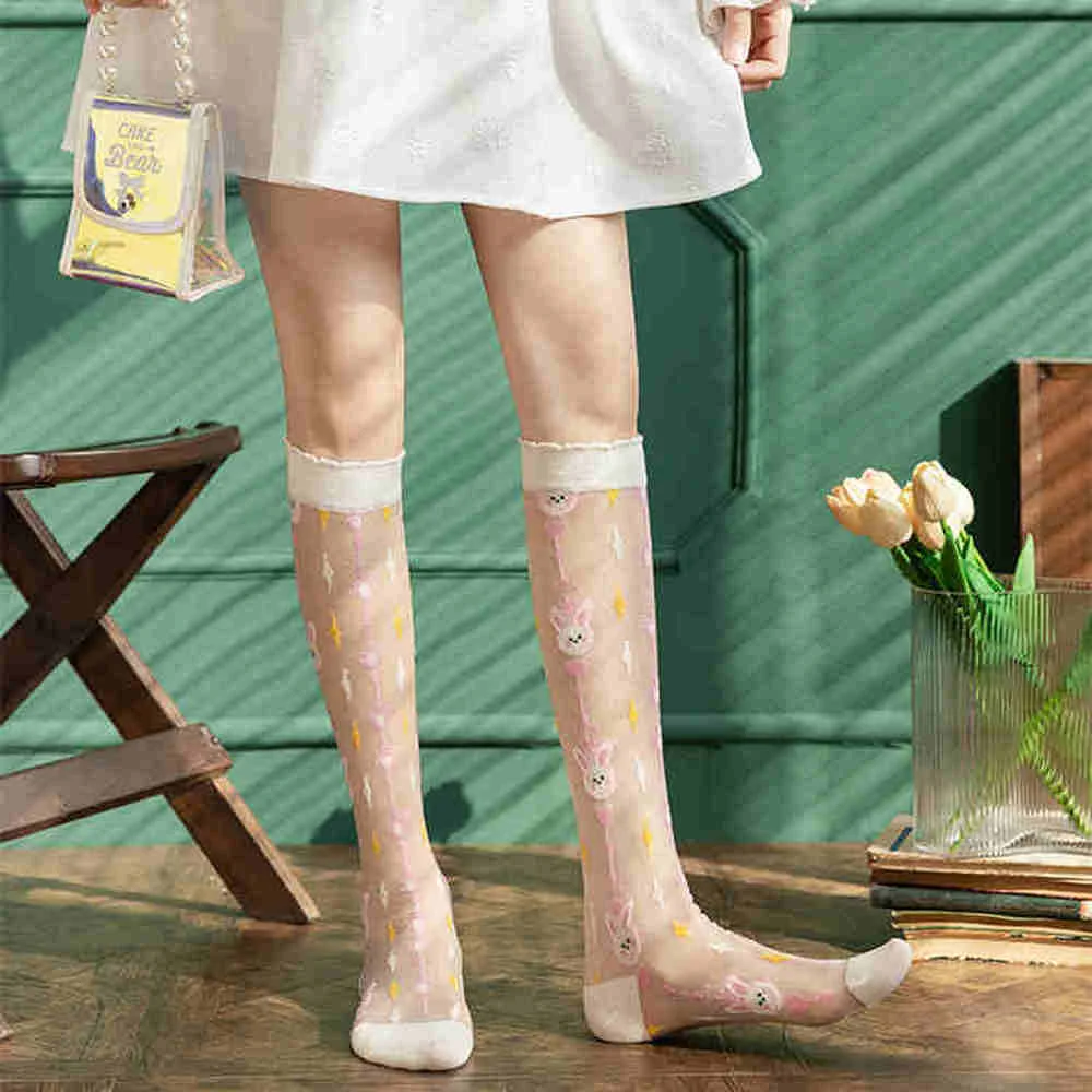 Calze da donna sottili estive  - Crystal Mesh Fabric recensione e prezzo