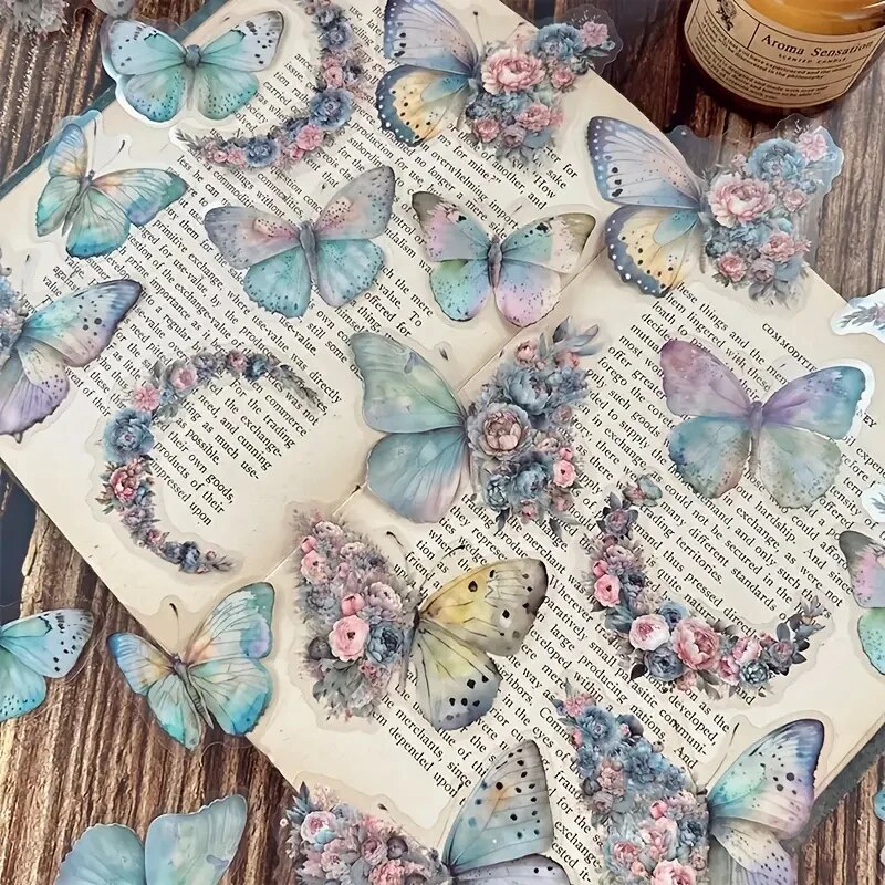 30 pz/pacco adesivi PET farfal - Embellishments For Scrapbooking recensione e prezzo